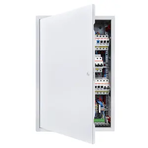 VEVOR Access Panel for Drywall, 25.3 x 17.2 in Galvanized Steel Access Door, Easy Install Hinged Service Panel with Screwdriver Latch, for Ceiling Plumbing Electrical, 16.4 x 24.4 in Cutout Size White