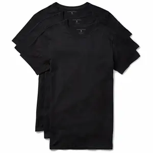 TRAILBLAZER Slim Fit Black and White Crew Neck T-Shirt (3-Pack)