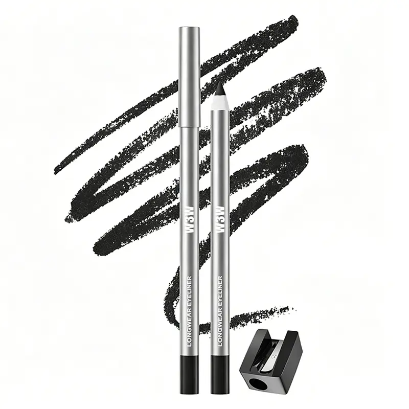 Smudge-Proof Gel Eyeliner Pencil, 01# Plum - Waterproof Cosmetic for Waterline, Graphic Eyeliner & Winged Eye Looks with a Smooth Glide, Waterline Eyeliner