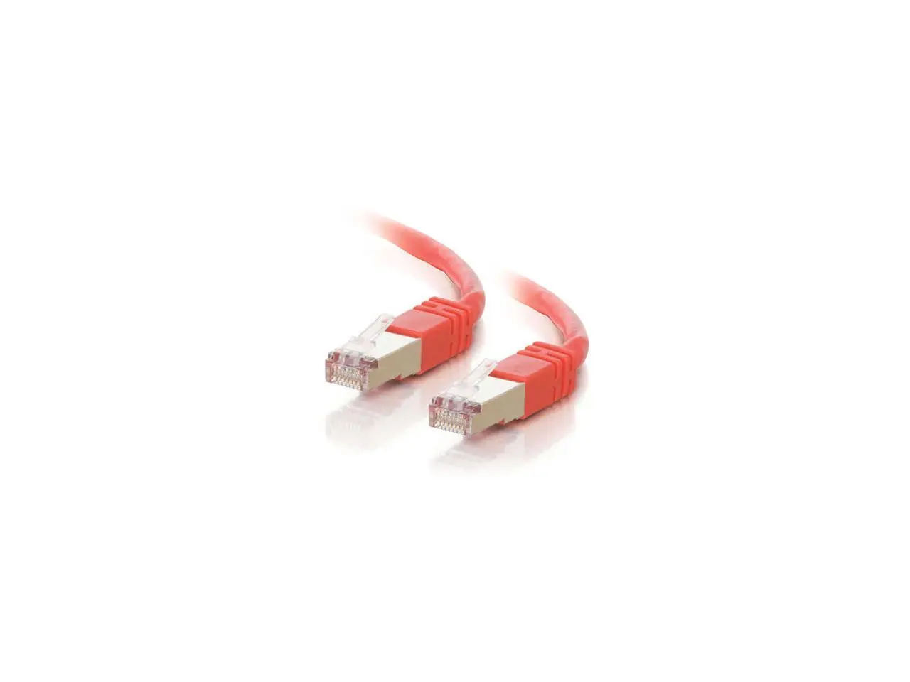 C2G 27262 Cat5e Cable - Snagless Shielded Ethernet Network Patch Cable, Red (14 Feet, 4.26 Meters)