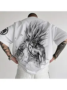 Dragon Ball Z Themed T-Shirt - Pure Cotton, Breathable & Elastic | Comfortable & Stylish | Great for Anime Fans