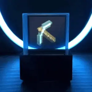 Hologram Crystal Display Cube Hologram Crystal Display Cube