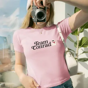 Team Conrad Baby Tee, TSITP Graphic, Junior Mint Bear, Babytee, Y2K