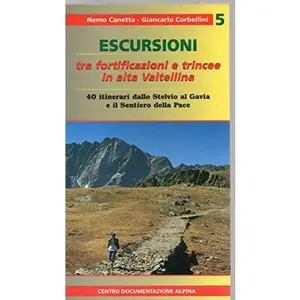 USED-Escursioni tra fortificazioni e trincee in alta Valtellina: 40 itinerari dallo Stelvio al Gavia e il sentiero della pace by Nemo Canetta (Paperback)