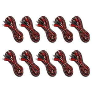 12 ft Ultra Flex 100% OFC RCA Cable Wire – 10-Pack (RCA-12FT.10PK)