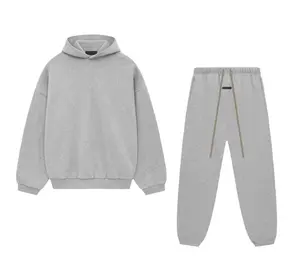 Combo / fw24 fleece light heather gray hoodie + sweatpant fits designer Men Women for Casual Wear Comfortable Menswear Top