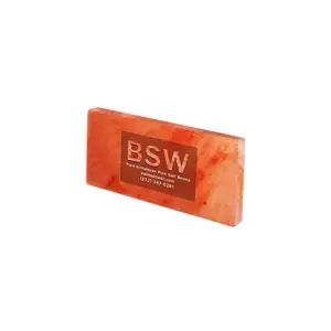 Himalayan Pink Salt Tiles 8x4x1 Block Build Salt Wall Panel, Salt Room For Spa Therapy Center. Salt Tiles Use For Grilling, Cutting, Cooking, Serving, BBQ