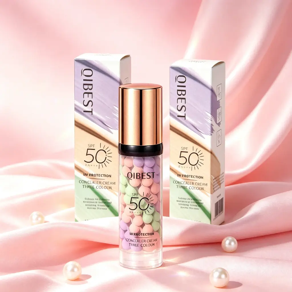 3 in 1 Color Correcting Serum and Sunscreen Broad Spectrum SPF 50 Pa+++, UV, Moisturizing Formula for Radiant Skin, Oil Control Hydrating and Even Skin Tone, Facial, Hydrate, Sun Protectant