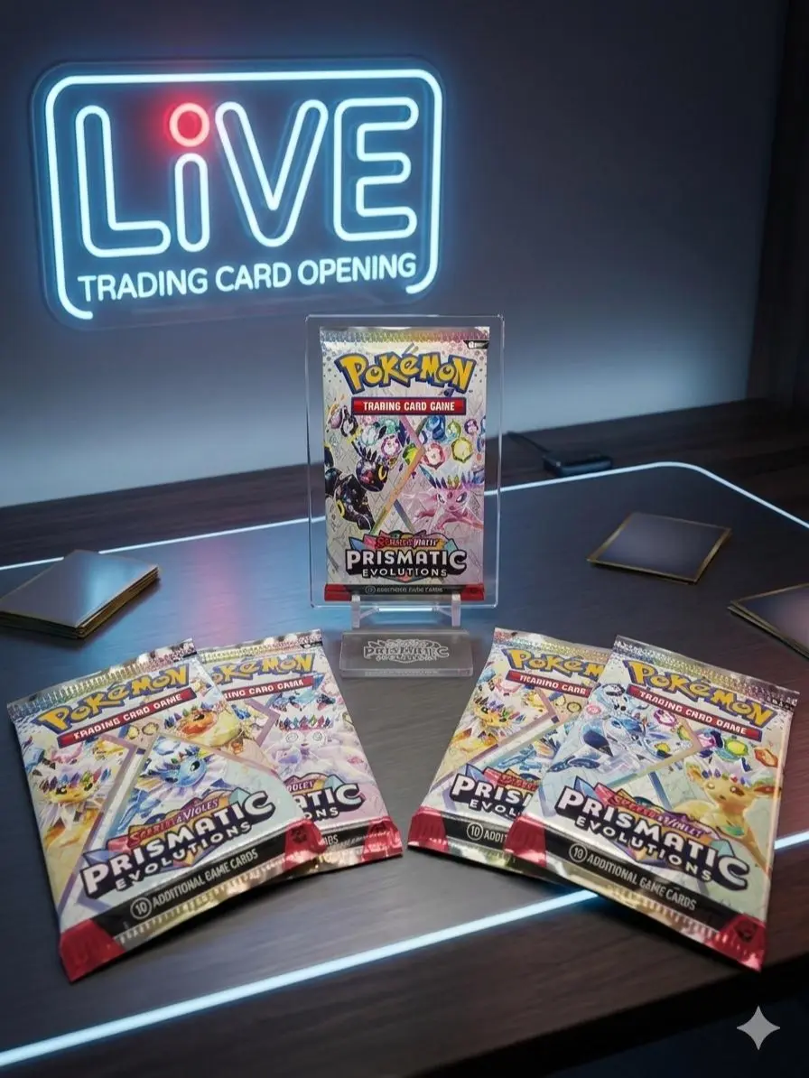 Prismatic Evolutions packs x5 (Open in LIVE)