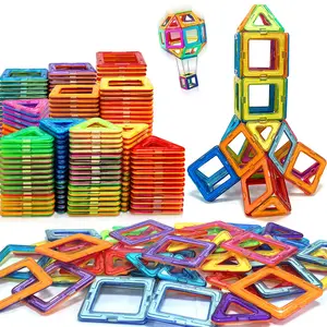 Children's Magnetic Building Blocks Set, Stem Education Building Toys, ABS Material, Better Cultivate Children's Hands on Ability, Children's Creative Learning Puzzle Gift
