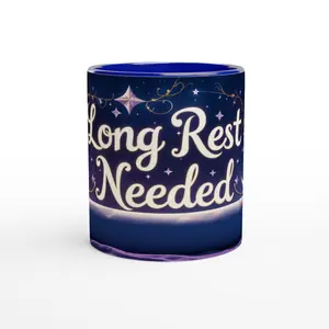 Long Rest Needed Enchanted Ceramic Mug – 11oz D&D Design for Gamers