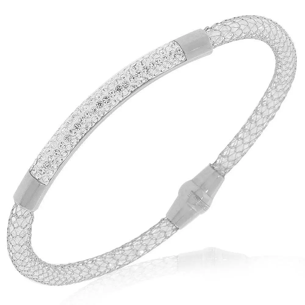 White Mesh Bracelet
