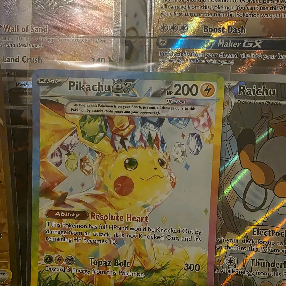 Pikachu EX Double Rare Trading Card - Surging Sparks Set, 57/191 auction single