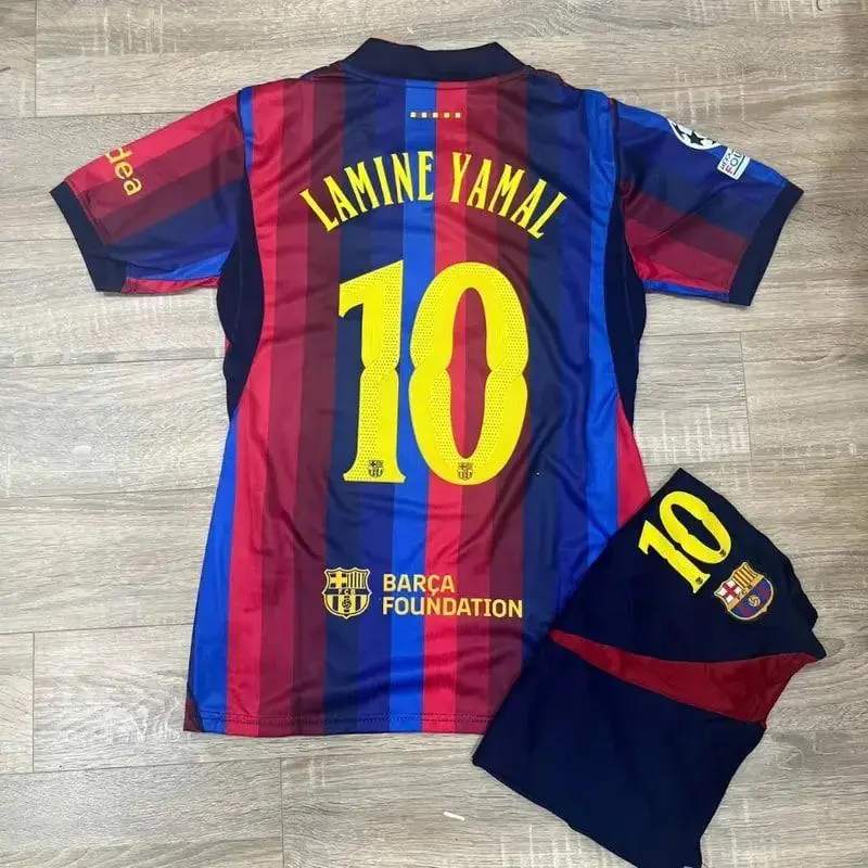Lamine Yamal #10 Blue Red Barcelona Home Laliga 2026/27 Football Jersey