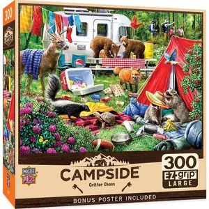 Campside - Critter Chaos 300 Piece EZ Grip Jigsaw Puzzle