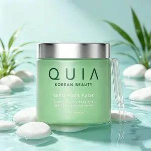 QUIA Dual-Action Toner Pads – Korean Skincare – PHA Exfoliation for Sensitive Skin, Hydrating & Pore Minimizing (70 Pads)