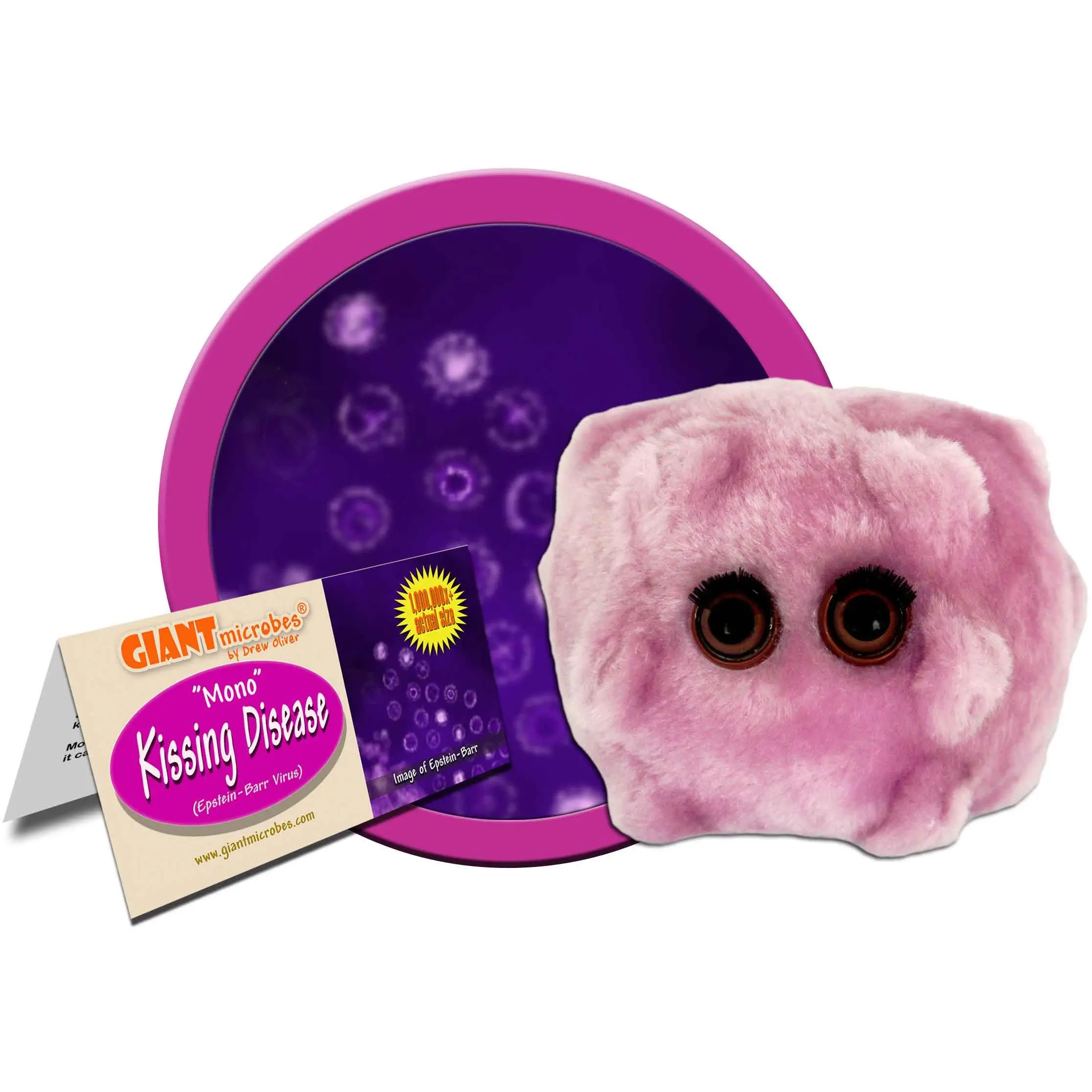 Giant Microbes Plush - Kissing Disease (Mono)