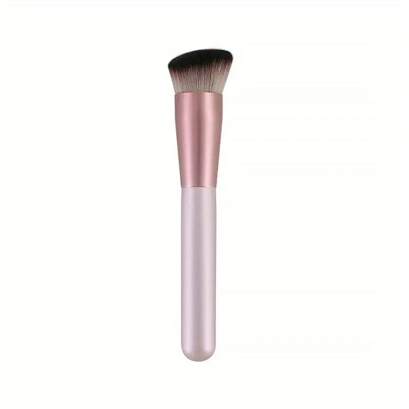 Full-Coverage Cosmetic Concealer & Foundation for Dry Skin - Non-Marking, Naturally Derived Formula with Angled Tip Brush Applicator, Includes Setting Powder to Target Uneven Skin Tone