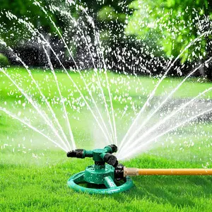 Automatic 360 Rotating Sprinkler  Large Area Coverage for Yard & Garden