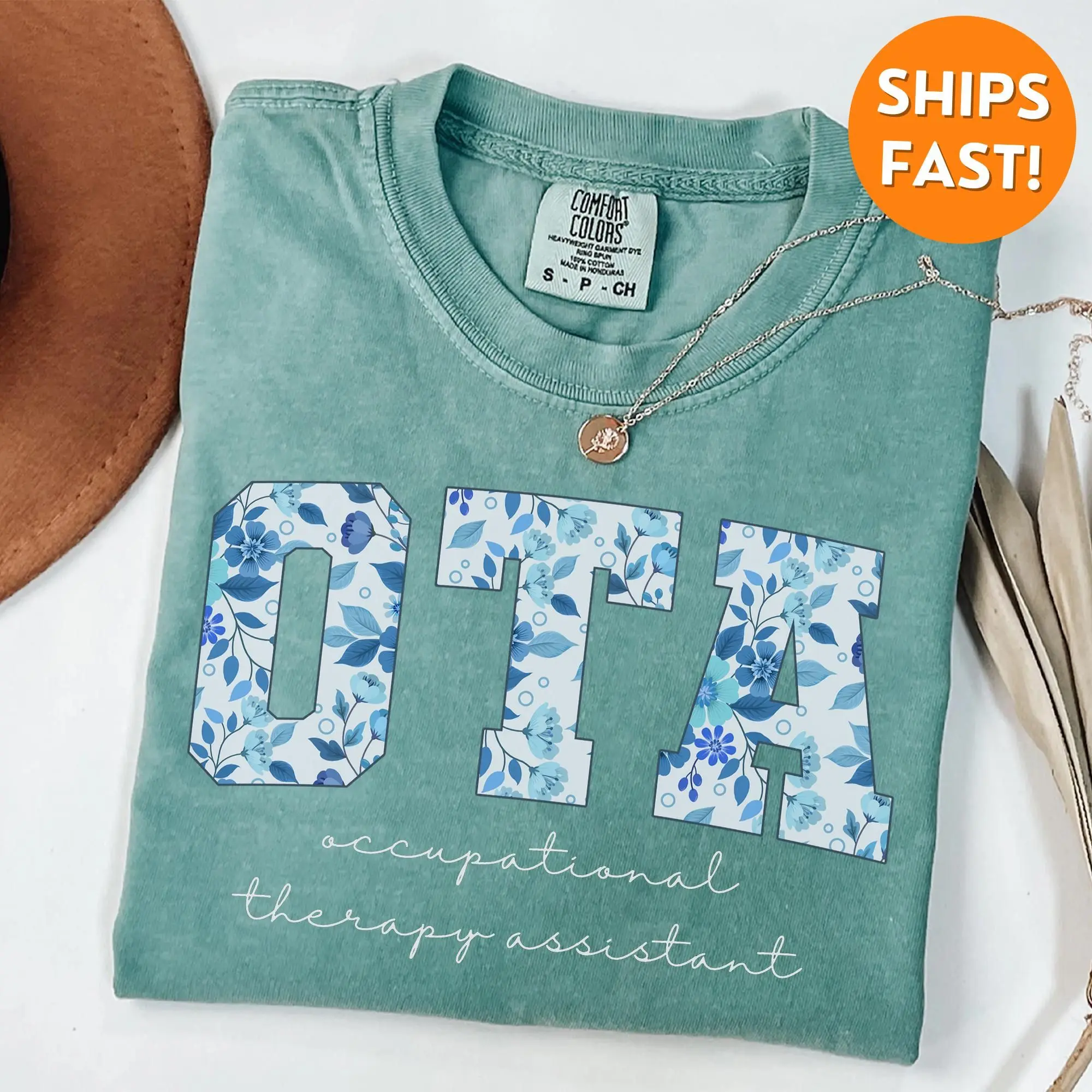 Comfort Colors® OTA Shirt, OTA Shirt, ota T Shirt, ota Gifts, ota sweatshirt, ota crewneck, occupational therapy assistant shirt, therapy Fit Womenswear