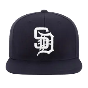 Navy SD Snapback Hat