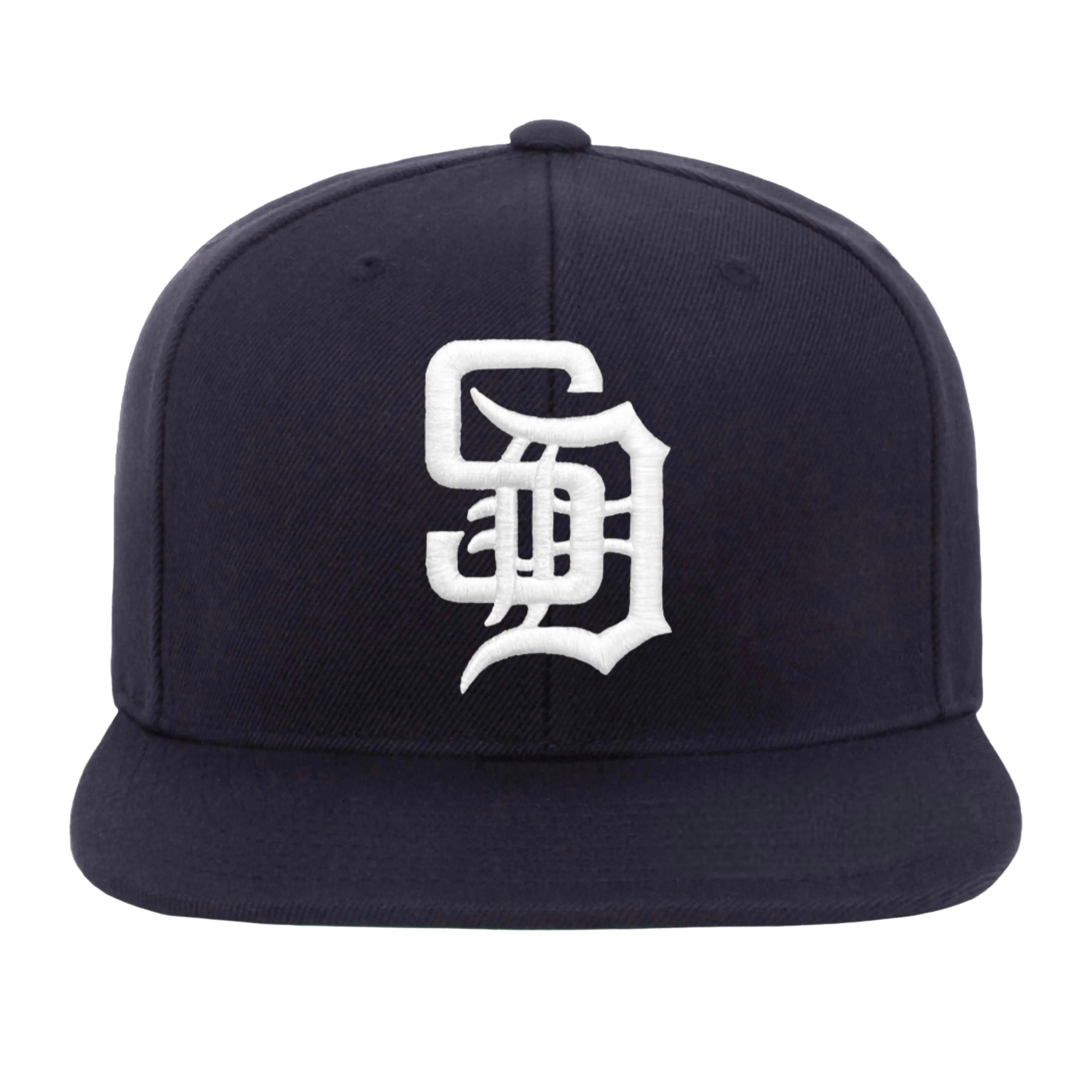 Navy SD Snapback Hat