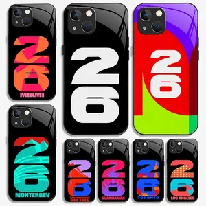 2026 Soccer Fan Host City Phone Case — Bold, Sporty Pride Design (Miami/LA/Atlanta) for iPhone 14 Plus — 975