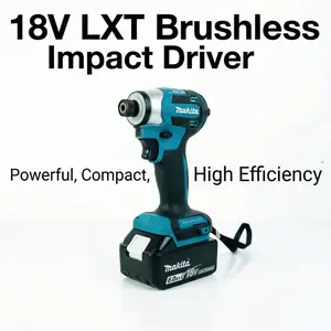 Makita DTD173 18V Brushless  Driver For Construction And Repair Electric  180Nm Torque Cordless High-Torque Impact Drill M18 Lithium Replacement Battery  diy task tool power
