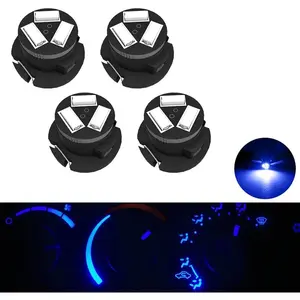 AC Climate Heater Control LED Light Bulbs Kit Replacement for Dodge Ram 1500 2500 3500 2003-2008 T5/T4.7 Neo Wedge HVAC Blue Lights