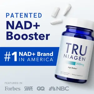Tru Niagen 300mg - 30 ct | Capsules, Dietary Supplement | Clinically Proven NAD+ Booster
