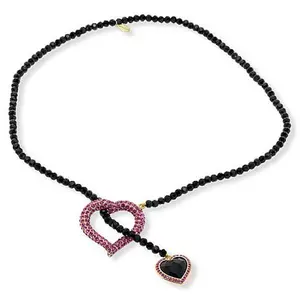 Heidi Daus Love to Love Adjustable Heart Necklace