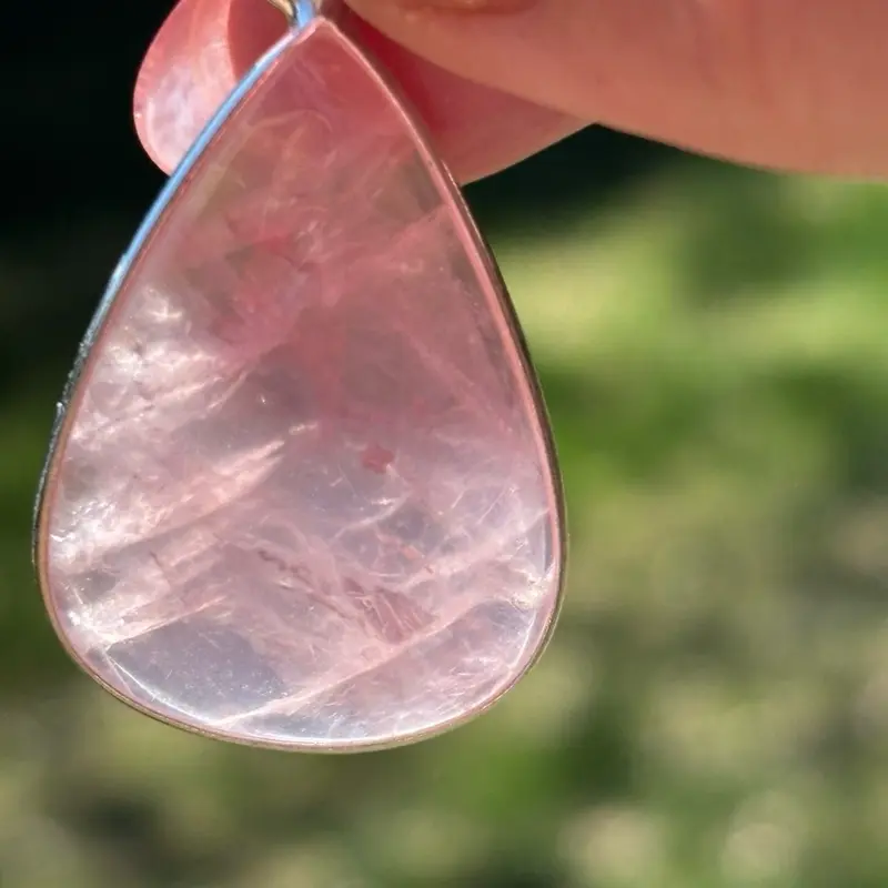 Rose Quartz Pendant -