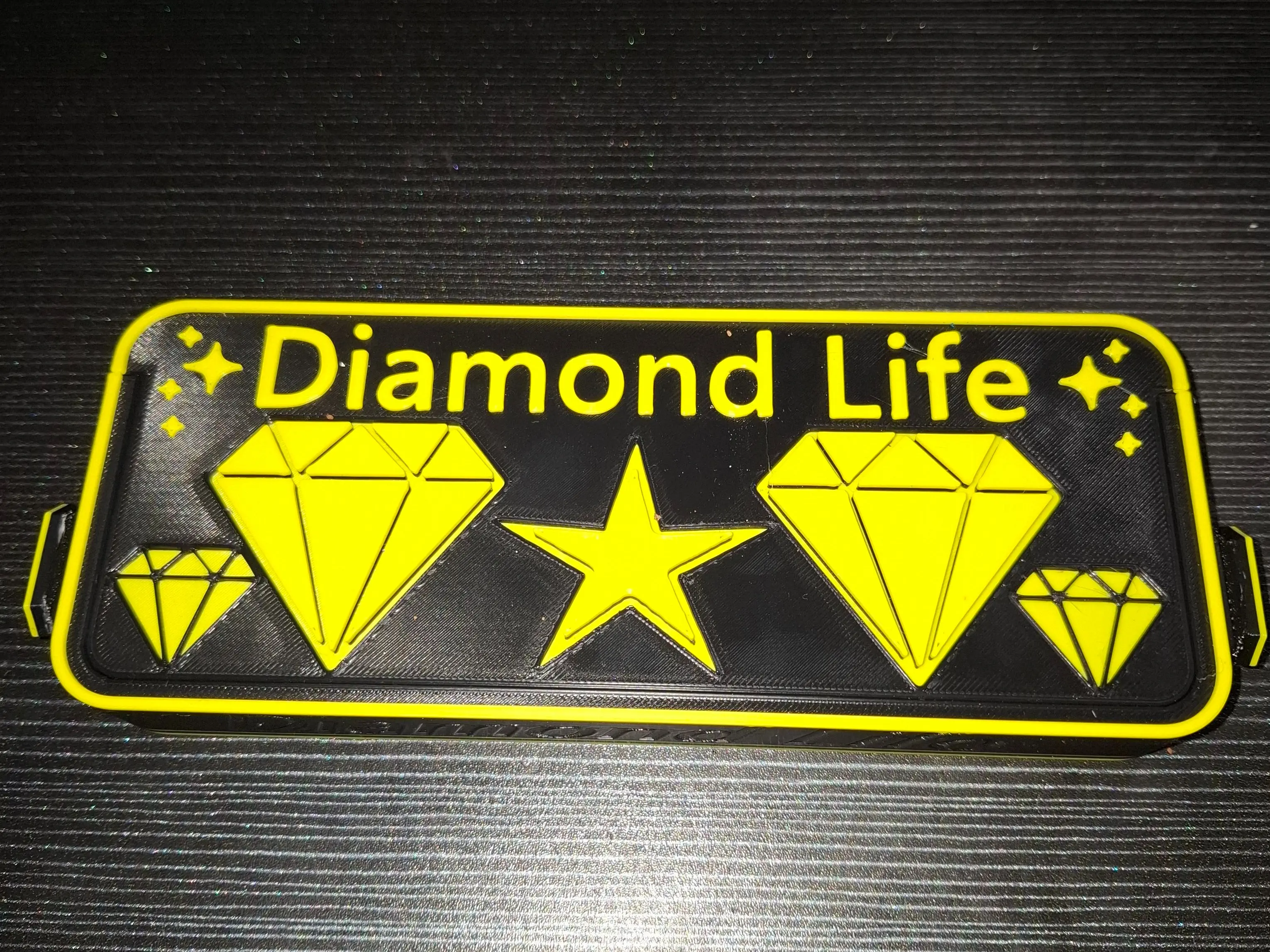 Diamond art tray dual compartment