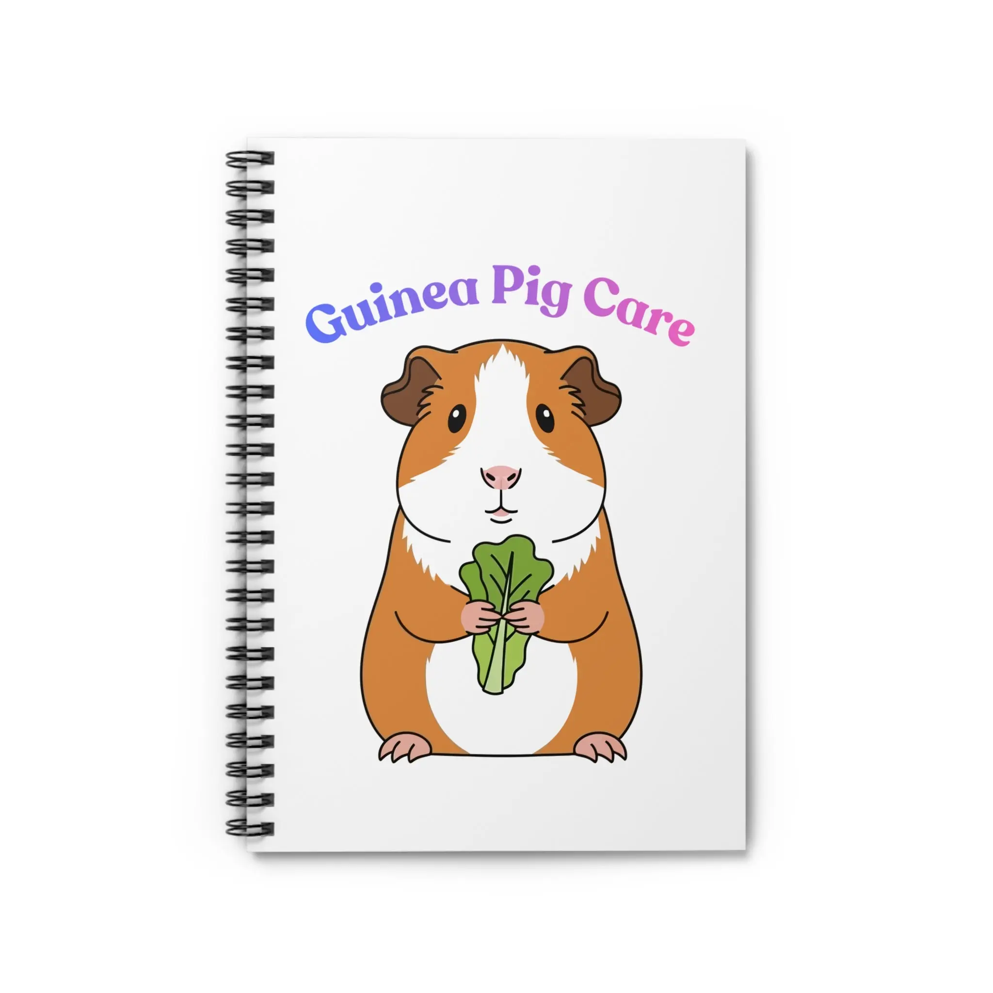 Spiral Guinea Pig Care Notebook - Animal Characters, Colorful Animal, Cute Character, Pocket Mini Notebook for Pet Owners, Animal Characters Notebooks, Colorful Animal Notebooks