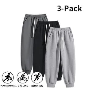 3-Pack Men’s Sweatpants, Multicolor Casual Joggers for Sports & Everyday Wear (Optional 3-Pack and Single Pack)