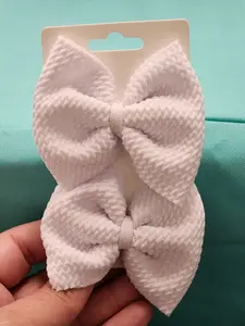 White Hair Bows