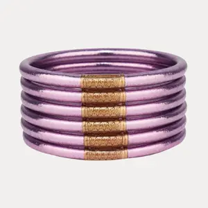 Lila All Weather Bangles® (Set of 6) - Serenity Prayer