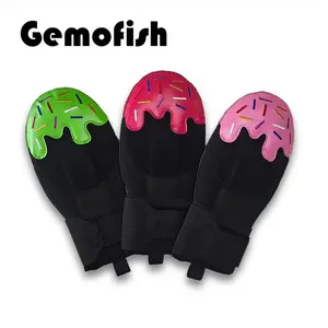 New Baseball Glove Colorful Wave Shape Universal Left Right Hand Sliding Gloves, Durable Softball Mitts for Athletes & Enthusiasts