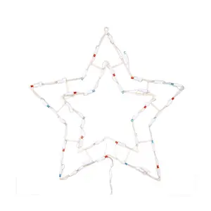 Vickerman 17" Star Christmas Window Silhouette, LED Lights