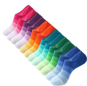 IDEGG No Show Socks Womens Low Cut Ankle Short Anti-Slid Athletic Running Novelty Casual Invisible Liner Socks(6*Colors） Winter Womenswear