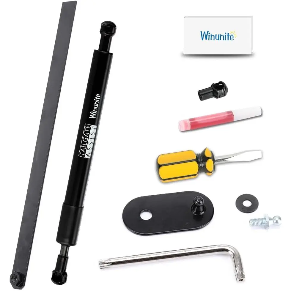 Tailgate Assist Shock Absorber with EZ Down Function for 2004-2014 F150 Vehicle (Not Flareside) – 1 Kit Truck Parts & Accessories Including Torx Wrench, Flat Screwdriver, Socket Wrench, Mount Ball, Extra Mount Ball (Work Tools, Tools and Gadgets)