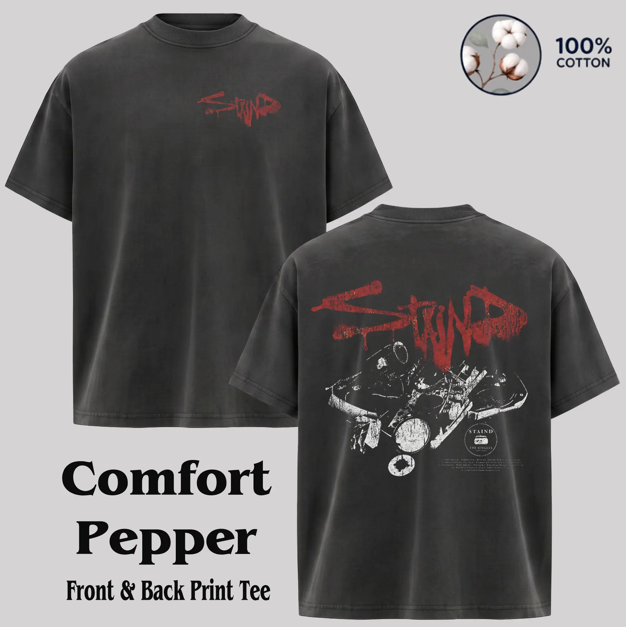 Classic Staind Band Shirts , alternative band merch, trending shirt, Washde Tee & Hoodie, 90s graphic tee, vintage graphic tee, grunge aesthetic shirt, classic rock merch Menswear