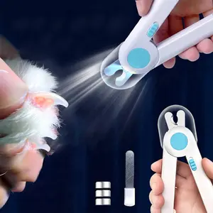 Dog Nail Clippers, Cat Nail Clippers with LED Light, Pet Nail Clippersand Trimmers, Anti Cutting Blood Line, for Small Medium Dogs Cats Rabbits And Guinea Pigs Grooming Tool