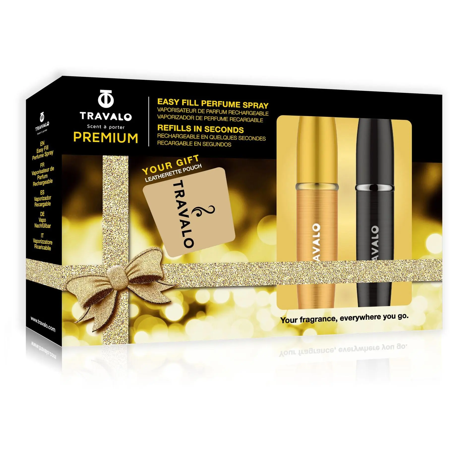 Travalo Lux Travel Atomizer Duo Gift Set Travalo Lux Travel Atomizer Duo Gift Set