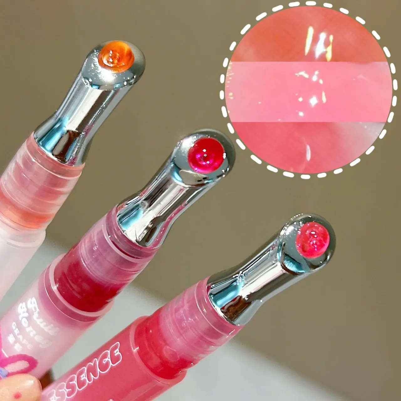 6-Piece Limited Edition PinkyFocus Juicy Lip Treatment Set - Hydrating & Plumping Glossy Lip Gloss for All Skin Types - Non-Sticky Moisturizing K-Beauty Inspired Lip Care Gift for Teens Girls christmas fall everyday lipstick！, Lip Glosses Set, Alcohol-Fre