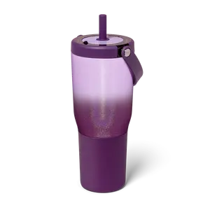 BrüMate Resa 35oz 100% Leakproof Insulated Travel Tumbler | Cup-Holder Friendly Insulated Tumbler | Built-in Silicone Sleeve and Easy Carry Handle