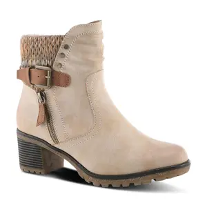 Spring Step Relife Water Resistant Stack HeeledBoots - Rene