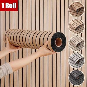 wood grain pattern wallpaper, 1 roll waterproof self-adhesive wall sticker, easy clean surface durable wall decal for kitchen & bathroom