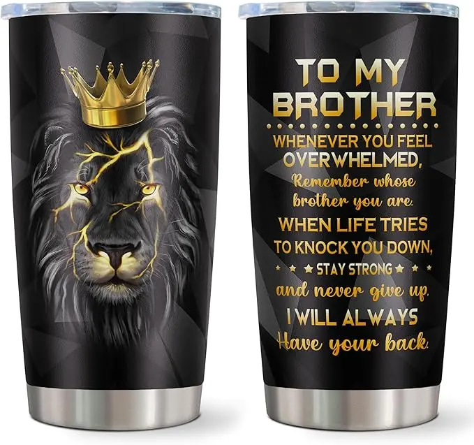Gifts for Brother, Gifts for Brother Adult, Big Brother Gifts for Boy, Unique Brother Gifts from Sister, Birthday Gifts for Brother, Best Funny Brother Gifts Tumblers Mug 20oz