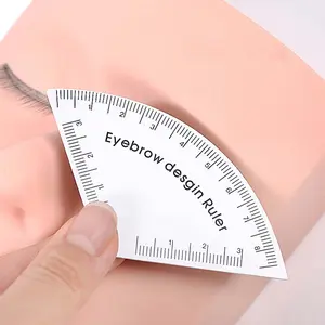 1pc Eyebrow Drawing Tool - Precision Eyebrow Guide with Measurement Markings, Eyebrow Design Ruler, Portable Makeup Tool for Precise Eyebrow Styling & Shaping, Beauty Tool
